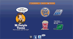 Desktop Screenshot of mdaigletoons.com