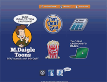 Tablet Screenshot of mdaigletoons.com